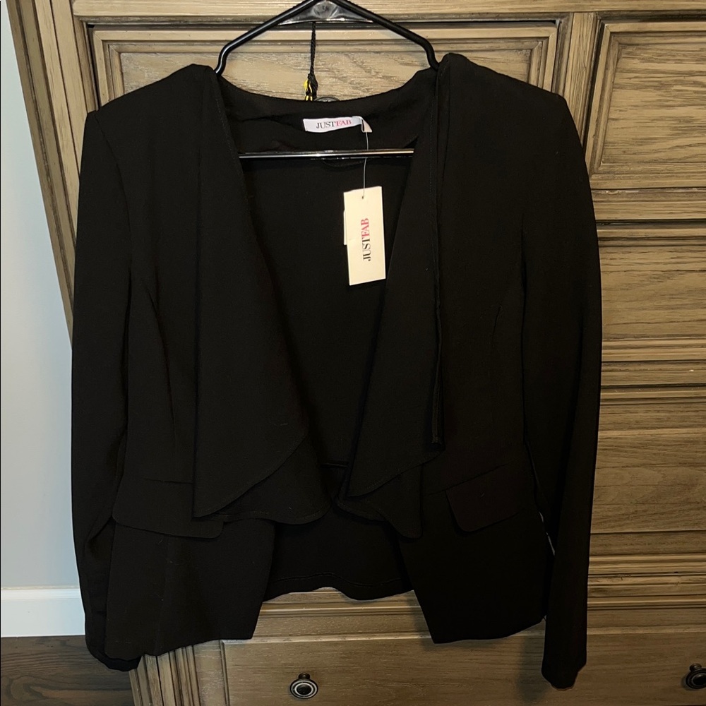JustFab Elegant Black Blazer
